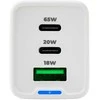 Spacetronik 3in1 USB-C USB PD greitasis įkroviklis 65W 5A baltas