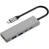 Spacetronik Adapteris HUB 5w1 USB-A ir USB-C NA USB 3.2 SPU-M16