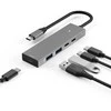Spacetronik Adapteris HUB 5w1 USB-A ir USB-C NA USB 3.2 SPU-M16
