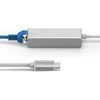Spacetronik Adapteris USB-C na gniazdo RJ45 SPU-A04 sidabrinė