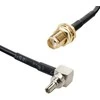 Spacetronik Antenos jungtis, SMA lizdas TS9 10cm
