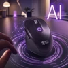 Spacetronik Bevielė pelė su funkcija AI EZZY02MWB juoda