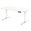 Elektrinis rašomasis stalas Spacetronik Moris QuickLock 224WW, 140 × 70 cm, baltas