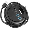 Spacetronik Stalinis šakotuvas 2x USB 3.0 + 1x USB-C + 1x AUX