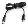 Spacetronik Kabelis adapter zasilania USB-C na DC 2.5/5.5 100cm