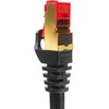 Spacetronik Kabelis LAN ilgintuvas CAT7 juoda 2m