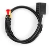 Spacetronik Kabelis LAN ilgintuvas CAT7 juoda 1m