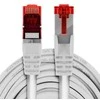 Spacetronik RJ45 CAT 6 S/FTP kabelis AWG27 LSZH, baltas, 10 m