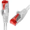 Spacetronik Kabelis RJ45 CAT 6 S/FTP AWG27 LSZH balta 1m