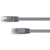 Spacetronik RJ45 CAT 6a U/UTP AWG32 plokščias pilkas kabelis 10 m