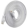 Spacetronik RJ45 CAT 6a U/UTP AWG32 plokščias baltas kabelis 30 m