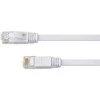 Spacetronik RJ45 CAT 6a U/UTP AWG32 plokščias baltas kabelis 7m