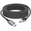 Spacetronik USB-A gigabito tinklo plokštė, 1 m adapterio laidas