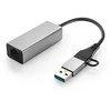 Spacetronik Karta LAN 1 Gigabit adapter USB-C USB 3.0 na RJ45