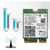 Spacetronik AX211 WiFi 6e BT Intel Dual Band tinklo plokštė