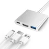 Spacetronik Kelių prievadų USB-C ir HDMI + USB + USB-C SPU-M05