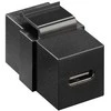 Spacetronik Złącze Keystone przedłużenie kabla USB-C juoda WT