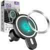 Spacetronik Automobilinis laikiklis su Magsafe + Ring 15W pakrovėju