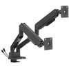 Spacetronik Laikiklis na 2 monitory SPAG123 su portami USB SPAG123