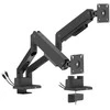Spacetronik Laikiklis na 2 monitory SPAG123 su portami USB SPAG123