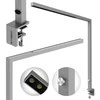 Spacetronik GLOW D22 Pro sidabrinė šoninė LED stalinė lempa