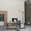 Spacetronik GLOW D24 Pro juodas LED kampinis stalinis šviestuvas