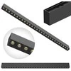 Spacetronik GLOW D22 Pro paviršinio montavimo LED lubinis šviestuvas, juodas