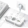 Spacetronik 2x maitinimo juosta, 4xUSB įkroviklis, USB-C PD QC
