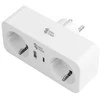 Spacetronik Maitinimo blokas 2xAC 1xUSB 1xUSB-C SPS-PS01W