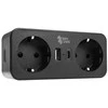 Spacetronik Maitinimo blokas 2xAC 1xUSB 1xUSB-C SPS-PS01B