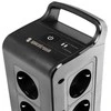 Spacetronik Bokštinis maitinimo lizdas 12xAC 2xUSB 1xUSB-C B