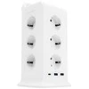 Spacetronik Bokštinis maitinimo blokas 12xAC 2xUSB 1xUSB-C W