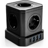 Spacetronik Maitinimo juostos rinkinys 13AC 3USB 1USB-C SPS-CS01B
