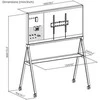 Spacetronik Mobilus monitoriaus laikiklis Holdee SPB230
