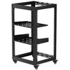 Spacetronik Mobilus serverių stelažas 19" Atviras stelažas Pro-17U