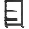 Spacetronik Mobilus serverių stelažas 19" Open Rack Pro-12U