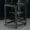 Spacetronik Mobilus serverių stelažas 19" Open Rack Pro-12U