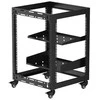 Spacetronik Mobilus serverių stelažas 19" Open Rack Pro-12U