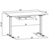 Spacetronik Moris 124BM 100x60 elektrinis stalas