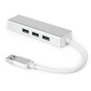 Spacetronik Daugiaportis USB į 3 USB + RJ45 SPU-M06 sidabrinis