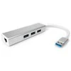 Spacetronik Daugiaportis USB į 3 USB + RJ45 SPU-M06 sidabrinis