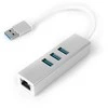 Spacetronik Multiport USB na 3 USB + RJ45 SPU-M07 sidabrinė