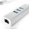 Spacetronik Multiport USB na 3 USB + RJ45 SPU-M07 sidabrinė