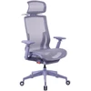 Spacetronik Ergonominė biuro kėdė su tinkleliu ir 3D porankiais, violetinė