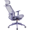 Spacetronik Ergonominė biuro kėdė su tinkleliu ir 3D porankiais, violetinė