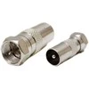 Spacetronik F adapteris: F kištukas – IEC antenos kištukas