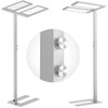 Spacetronik GLOW D24 Pro dvigubas LED toršeras, baltas