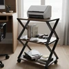 Spacetronik Laisvai pastatoma grindų lentyna ant ratukų SPC114BR