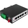 Šakotuvas Spacetronik Pramoninis PoE jungiklis 4x 10/100M + 1x RJ45 Uplink