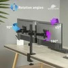 Šarnyrinis stalo laikiklis 2 Spacetronik SPA-120 monitoriams